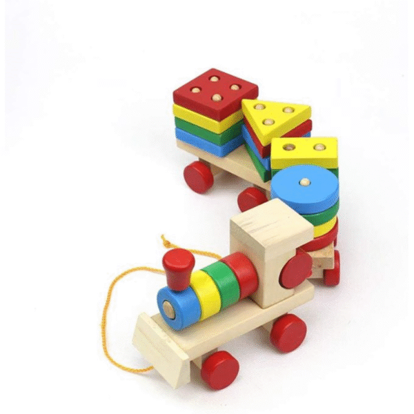 Train Montessori en Bois - Image 2