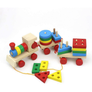 Train Montessori en Bois