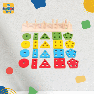Jeu éducatif préscolaire en bois pour enfants