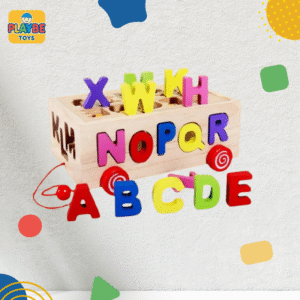 Jouet éducatif enfants bloc tri tirer jouets en bois 16Pcs