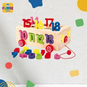 Jouet éducatif enfants bloc tri tirer jouets en bois 26Pcs