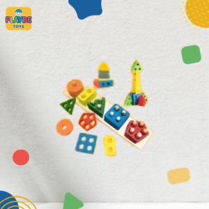 Puzzle d’encastrement géométrique pour enfants