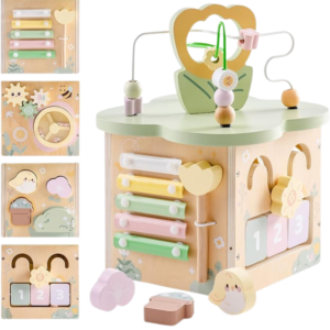 Camion éducatif Montessori en bois pour les enfants