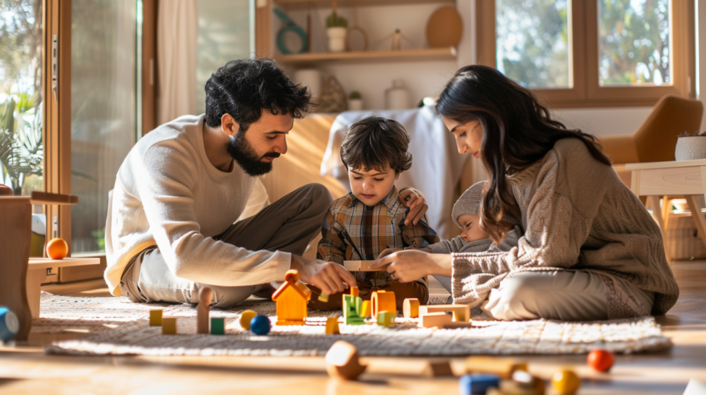 Pourquoi choisir Montessori ?- Famille marocaine jouets éducatifs bois apprentissage parents enfants Playbe Store
